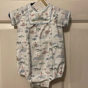 Dondolo baby fishing bubble NWT